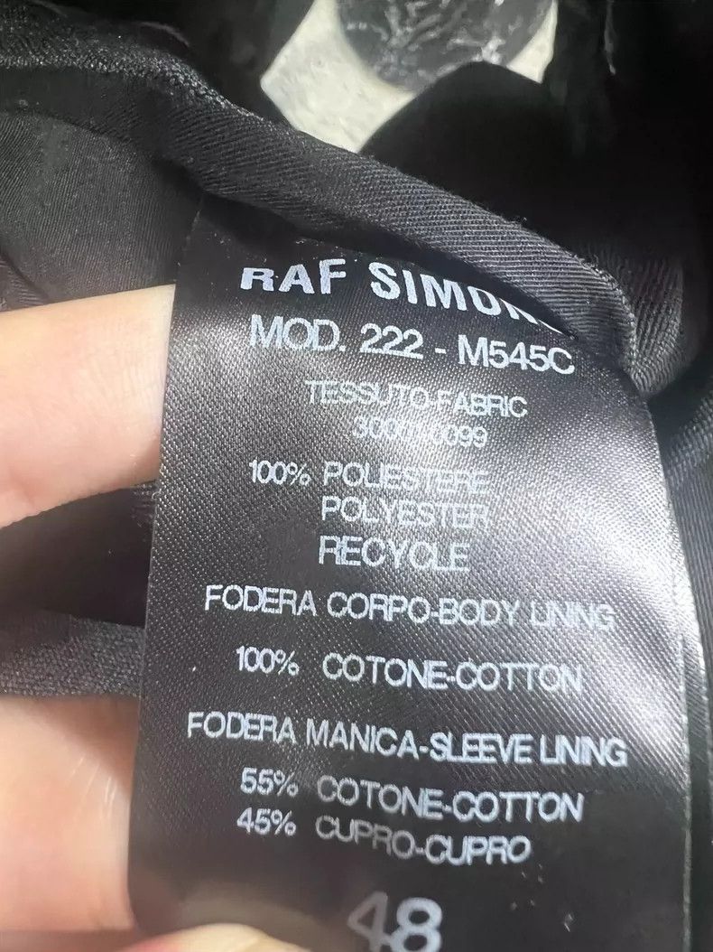 Raf Simons Raf Simons Black Graphic Blazer Jacket Size US M / EU 48-50 / 2 - 3 Thumbnail