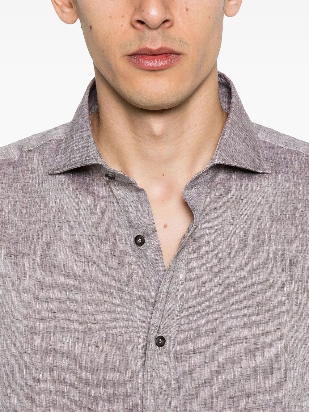 Brunello Cucinelli Linen Shirt Size US L / EU 52-54 / 3 - 3 Thumbnail