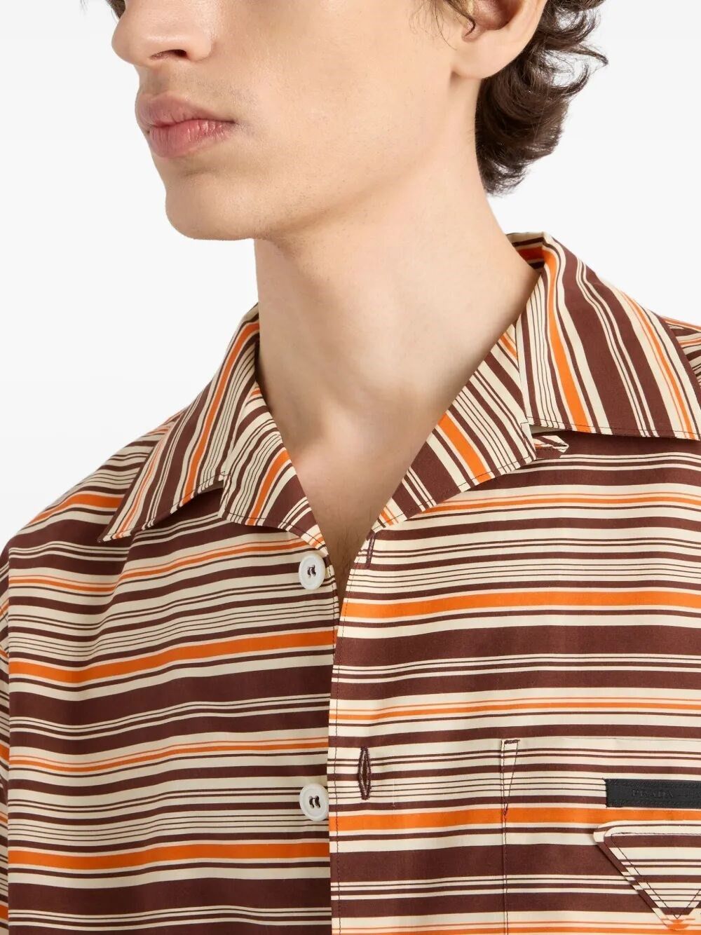 Prada Short-Sleeved Cotton Shirt Size US XL / EU 56 / 4 - 6 Thumbnail