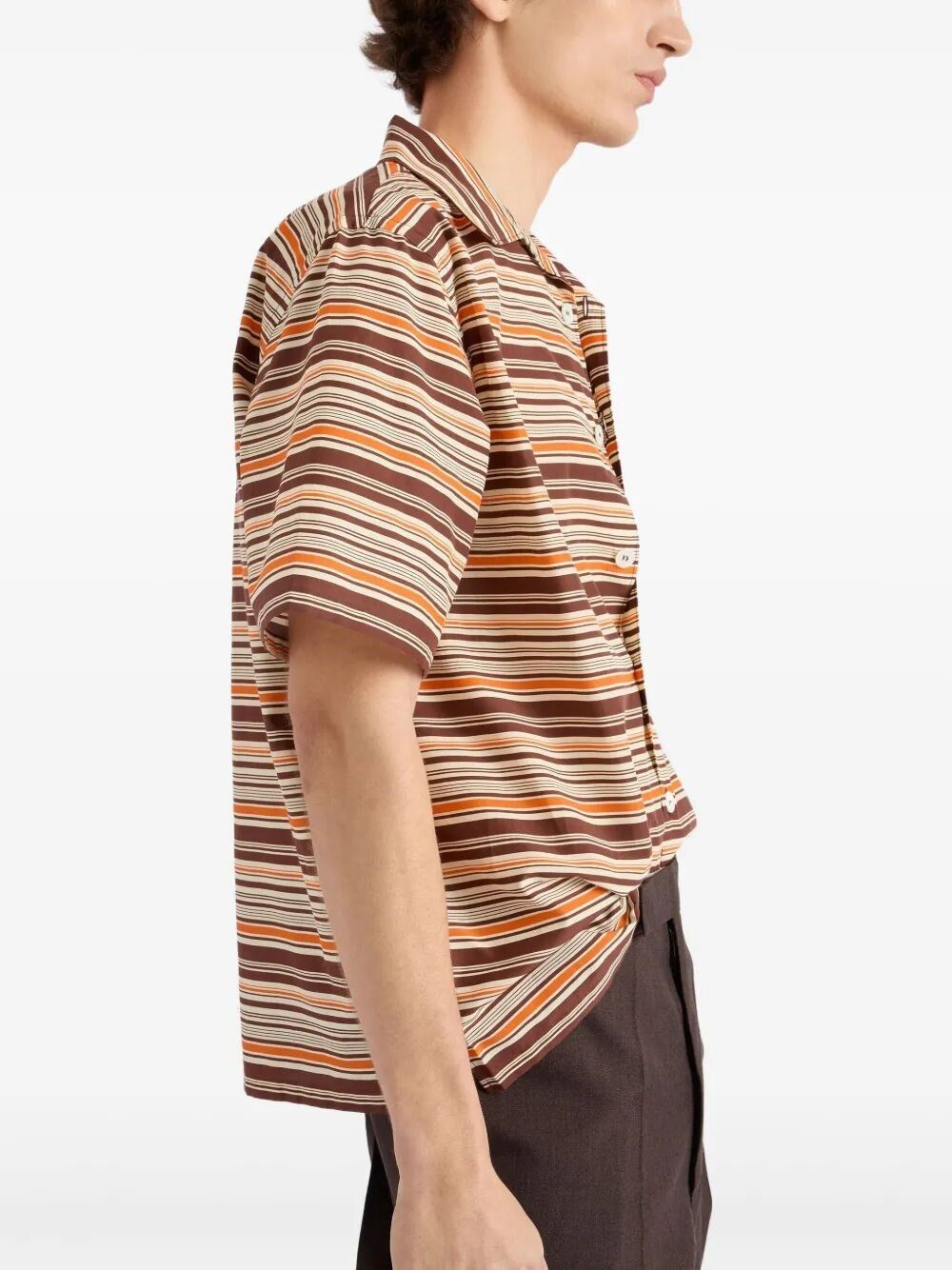 Prada Short-Sleeved Cotton Shirt Size US XL / EU 56 / 4 - 3 Thumbnail