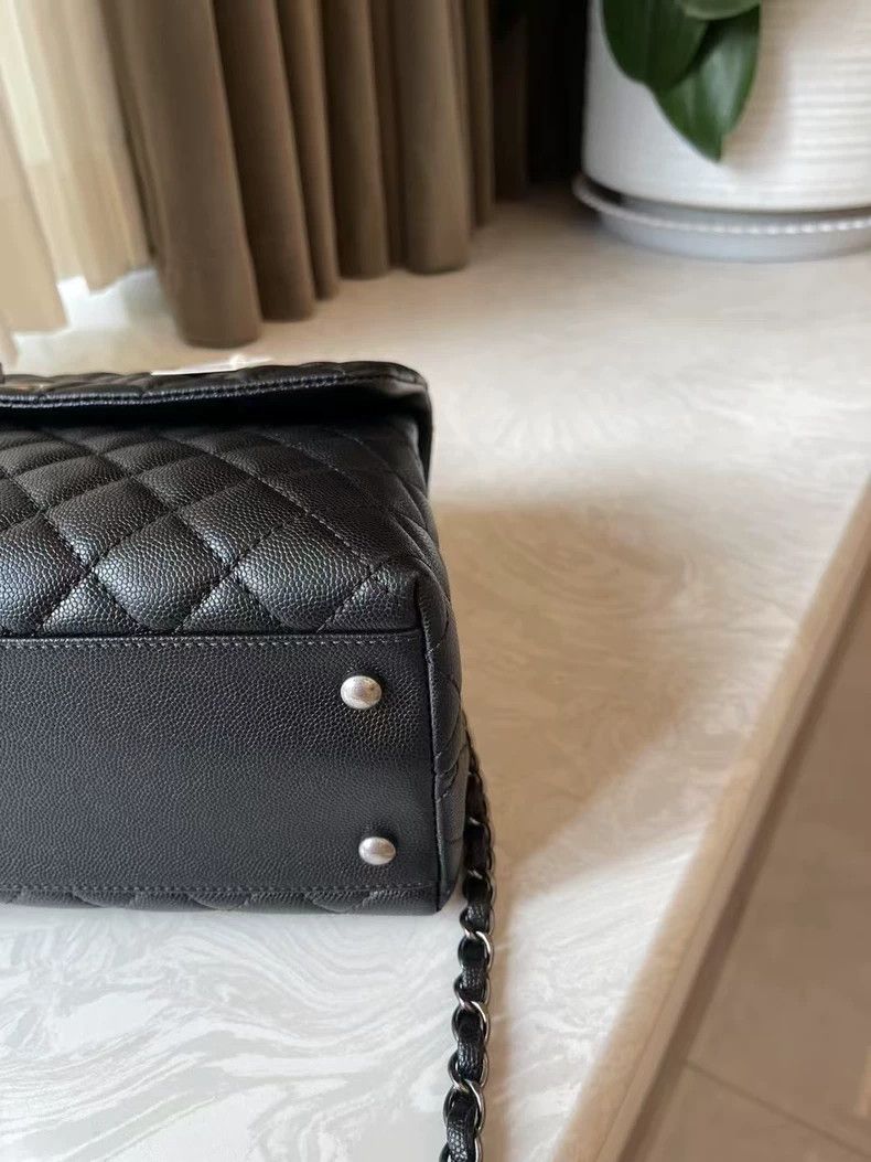 Chanel Chanel Coco Handle Black Large Bag Size ONE SIZE - 8 Thumbnail