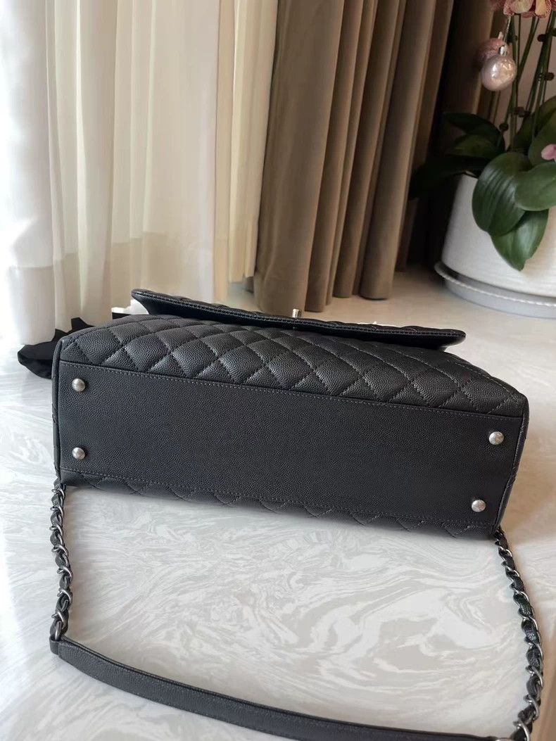 Chanel Chanel Coco Handle Black Large Bag Size ONE SIZE - 7 Thumbnail