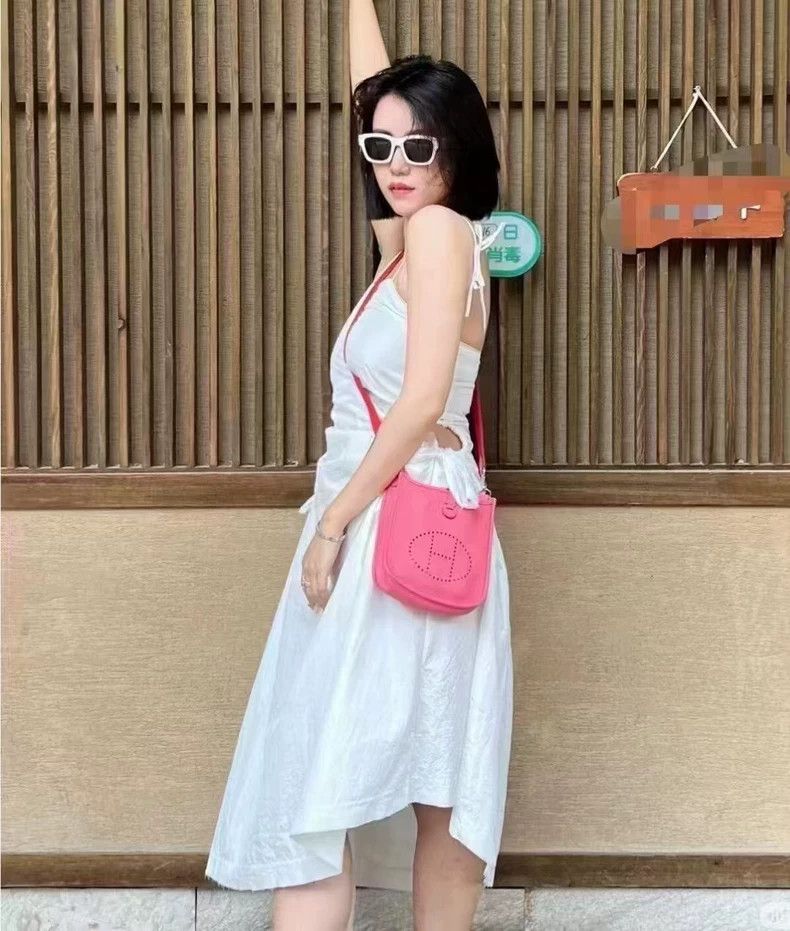 Hermes Hermès Mini Evelyne Pink Bag Size ONE SIZE - 9 Thumbnail