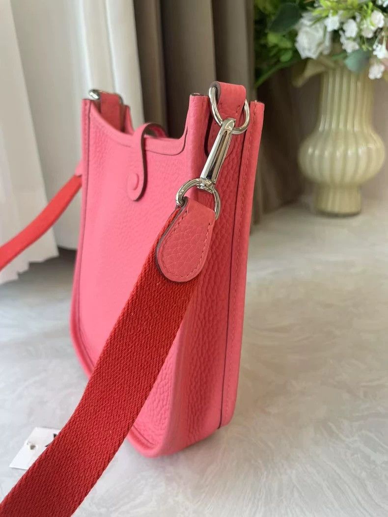 Hermes Hermès Mini Evelyne Pink Bag Size ONE SIZE - 3 Thumbnail