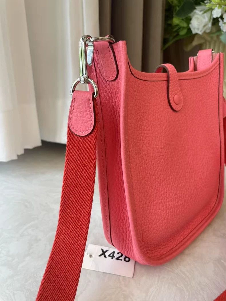 Hermes Hermès Mini Evelyne Pink Bag Size ONE SIZE - 4 Thumbnail