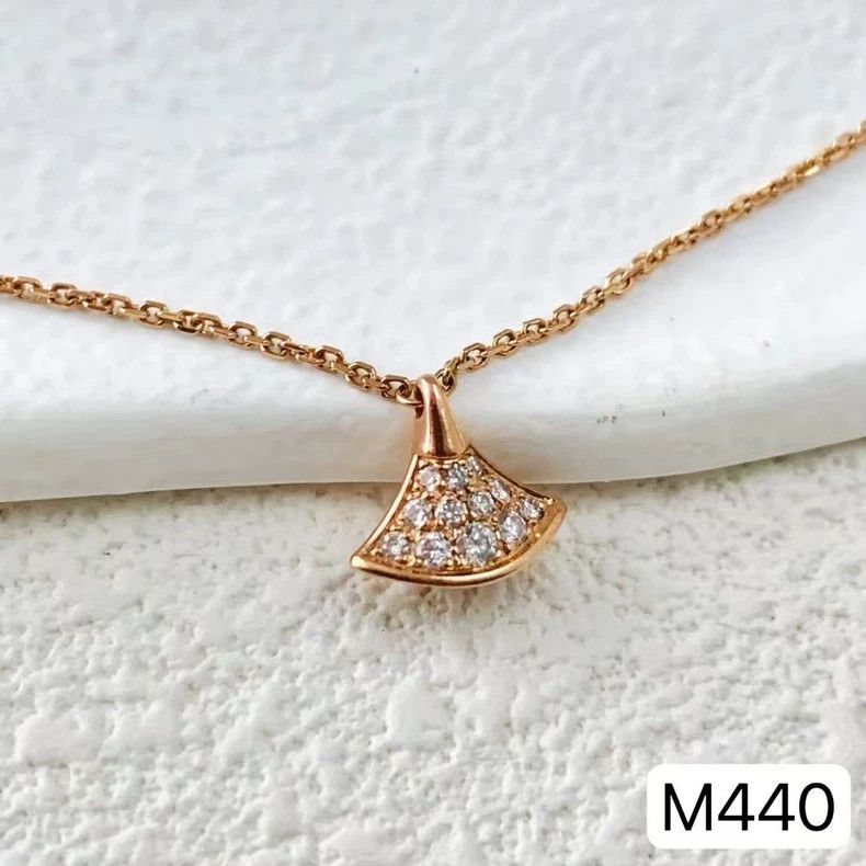 Bottega Veneta BVLGARI Rose Gold Diamond Fan Bracelet Size ONE SIZE - 4 Thumbnail