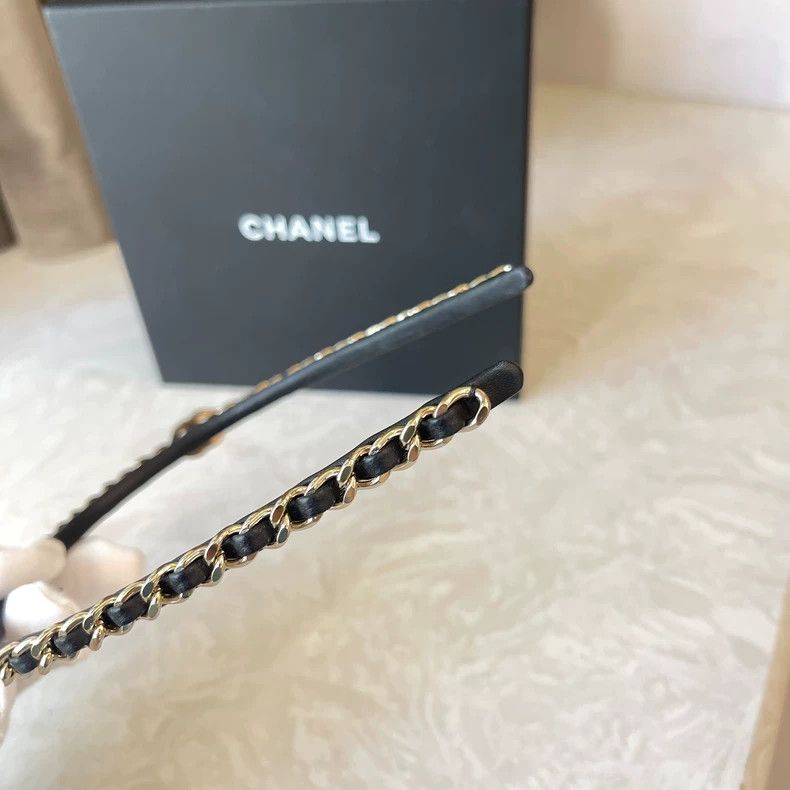 Chanel CHANEL Double C Logo Chain Headband Size ONE SIZE - 6 Thumbnail
