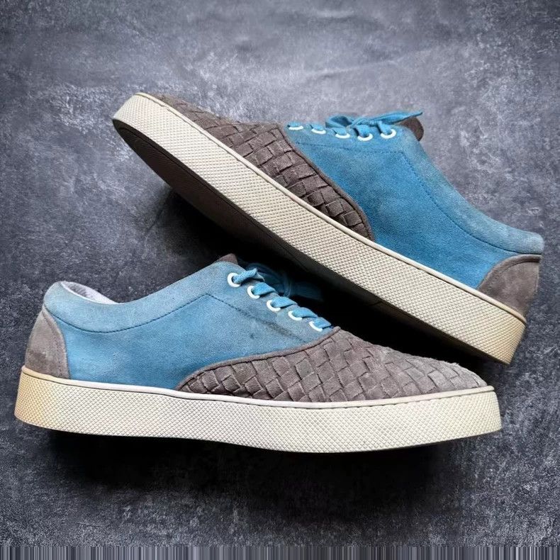 Bottega Veneta Bottega Veneta Woven Suede Sneakers Size 42.5 Size US 10.5 / EU 43-44 - 4 Thumbnail