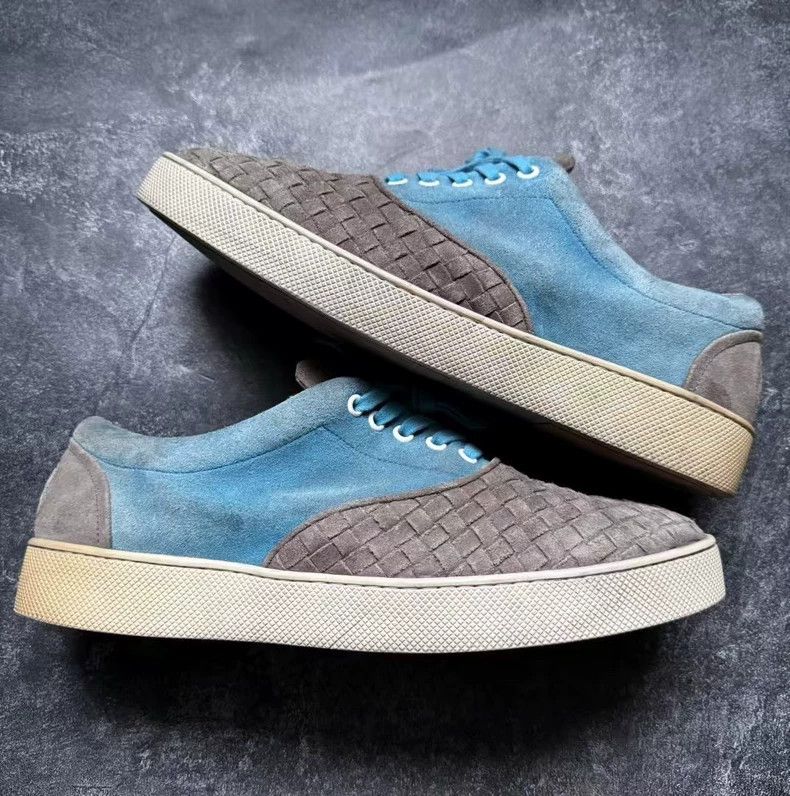 Bottega Veneta Bottega Veneta Woven Suede Sneakers Size 42.5 Size US 10.5 / EU 43-44 - 5 Thumbnail