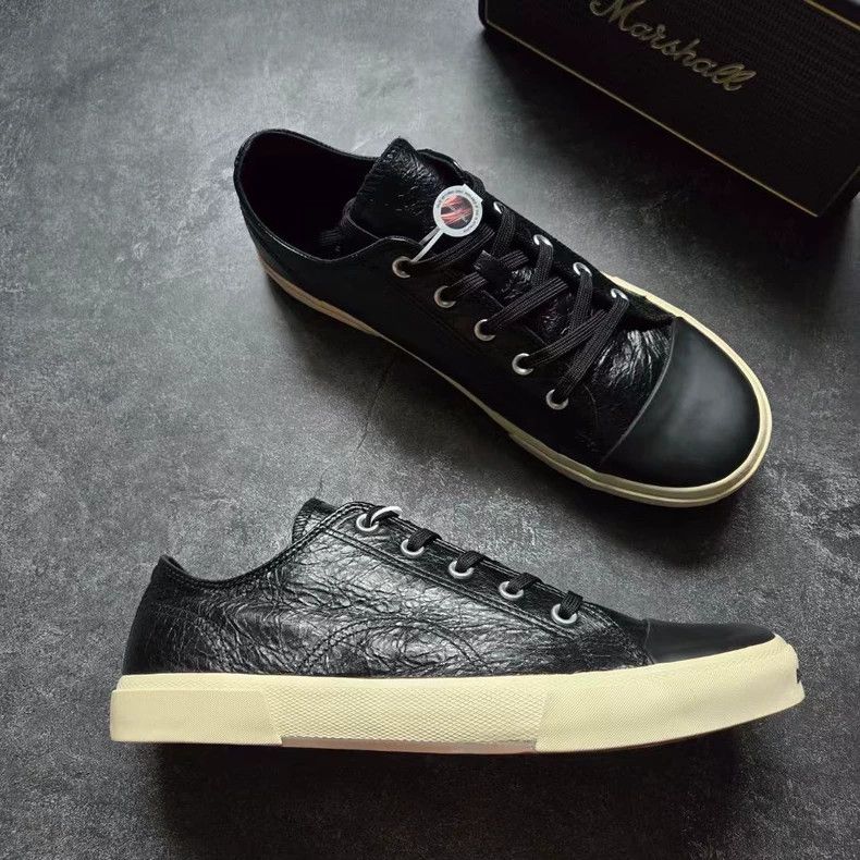 Balenciaga Balenciaga Waxed Leather Paris Sneakers Size 45 Size US 11 / EU 44 - 3 Thumbnail