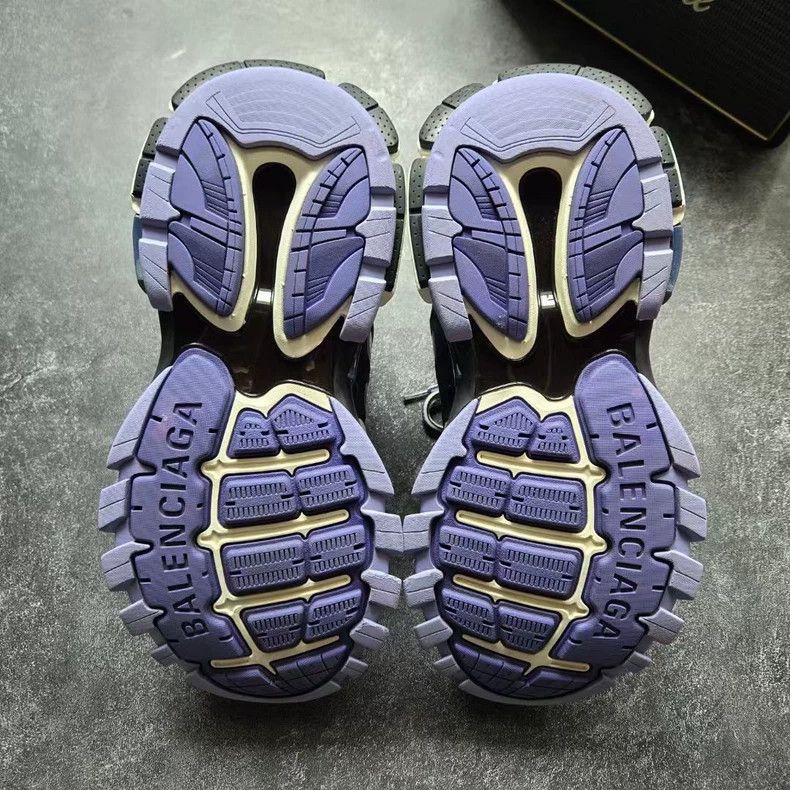 Balenciaga Balenciaga Track Sneakers White Purple Size 40 Size US 7.5 / EU 40-41 - 7 Thumbnail