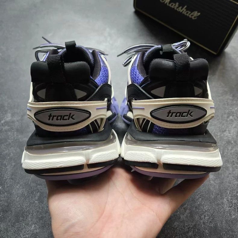 Balenciaga Balenciaga Track Sneakers White Purple Size 40 Size US 7.5 / EU 40-41 - 6 Thumbnail