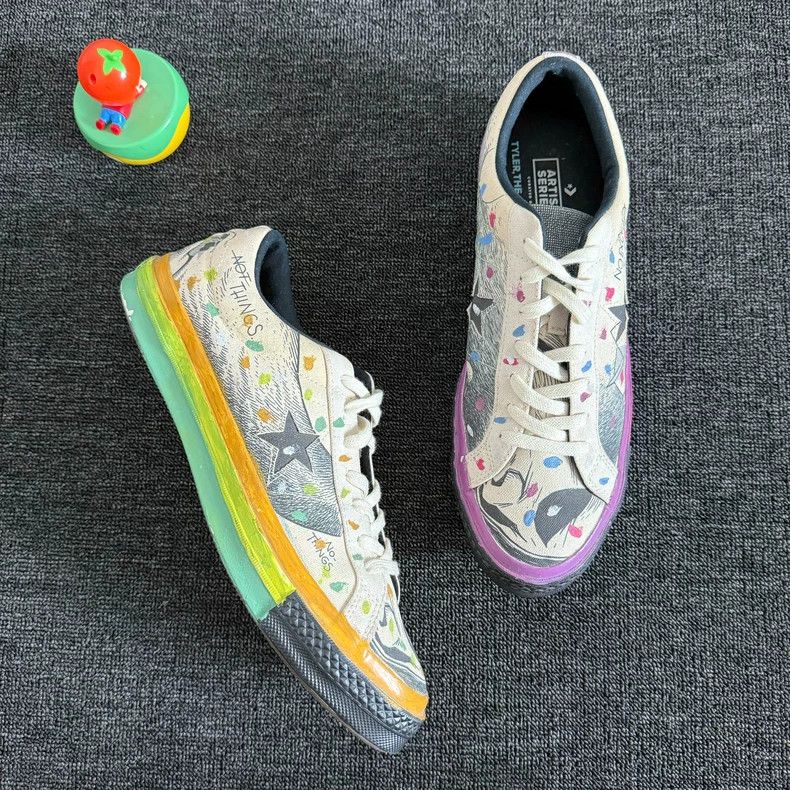 Converse Converse One Star Graffiti Sneakers Size 44.5 Size US 10.5 / EU 43-44 - 3 Thumbnail