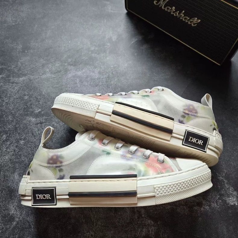 Dior Dior B23 Floral Sneakers Size 40 Size US 9.5 / EU 42-43 - 4 Thumbnail