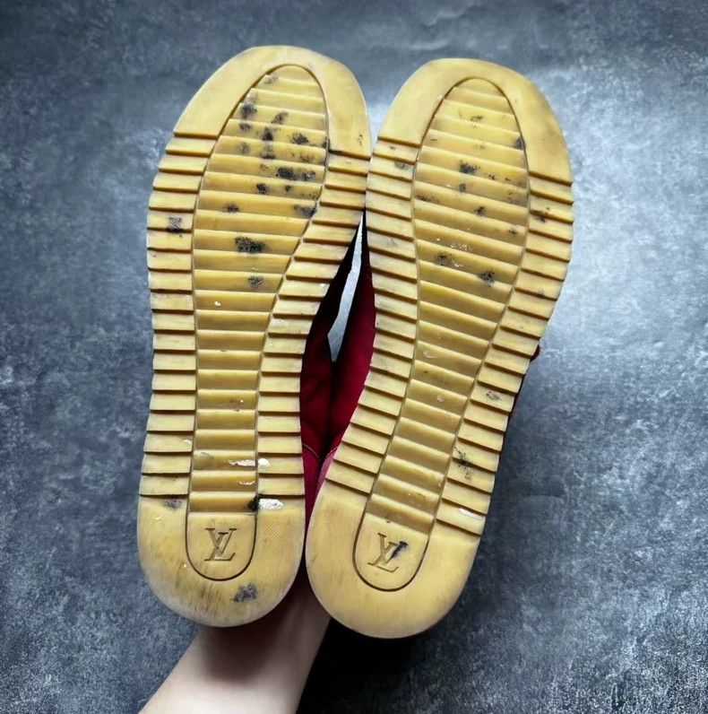 Louis Vuitton Louis Vuitton Red Running Shoes UK8 Size US 9 / EU 42 - 6 Thumbnail
