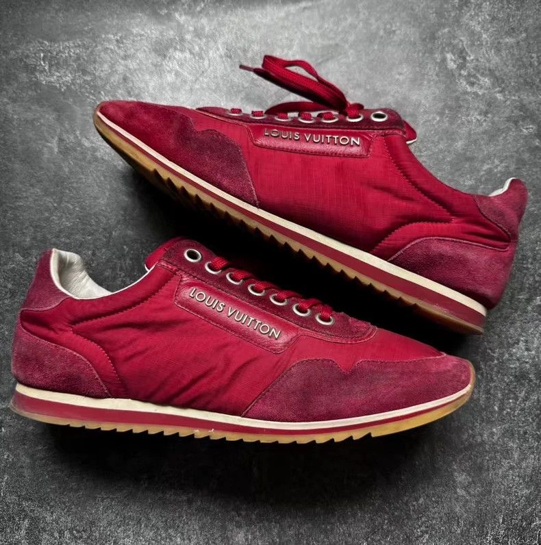Louis Vuitton Louis Vuitton Red Running Shoes UK8 Size US 9 / EU 42 - 5 Thumbnail