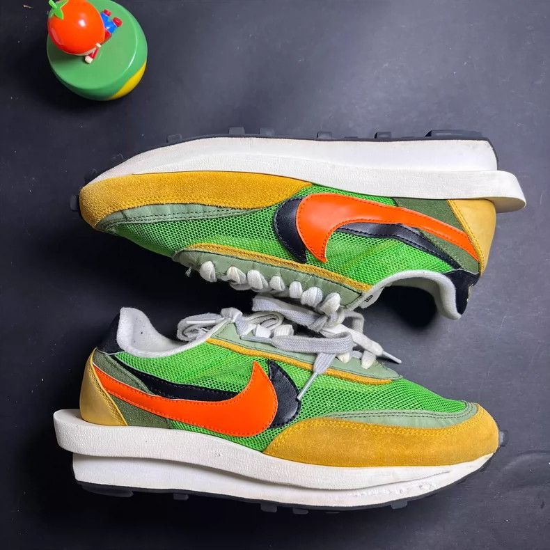 Sacai sacai Yellow Green Sneakers Size 42 Size US 9 / EU 42 - 4 Thumbnail