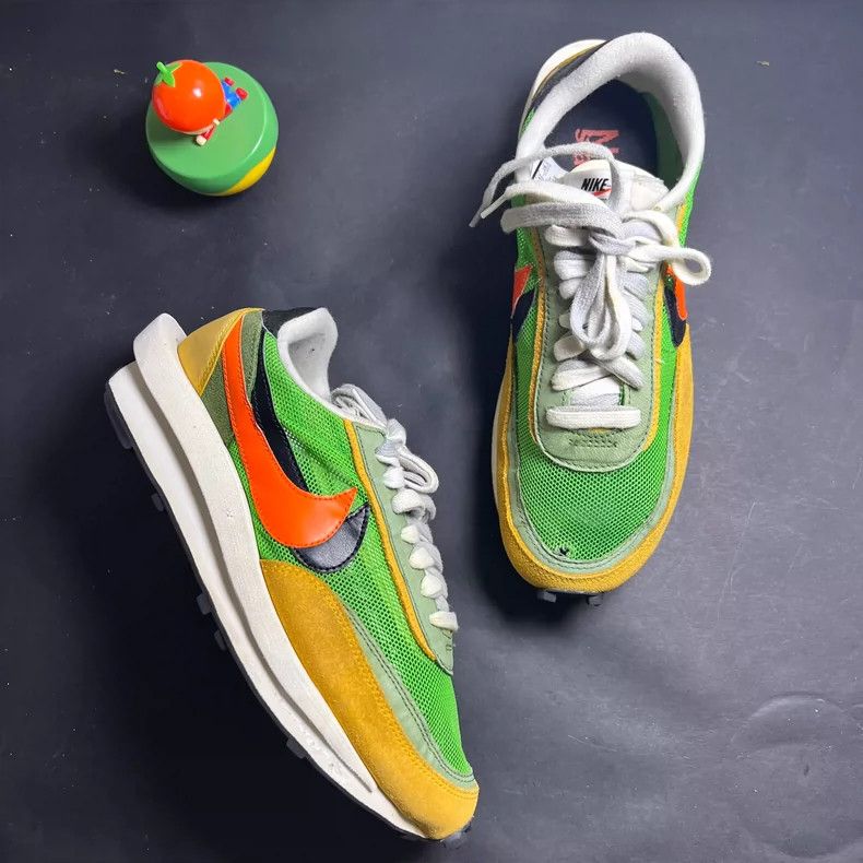 Sacai sacai Yellow Green Sneakers Size 42 Size US 9 / EU 42 - 3 Thumbnail