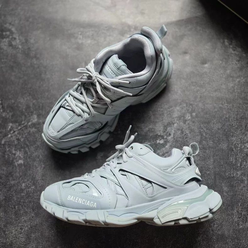 Balenciaga Balenciaga Track Sneakers Size 39 Ice Blue Size US 8 / EU 41 - 2 Thumbnail