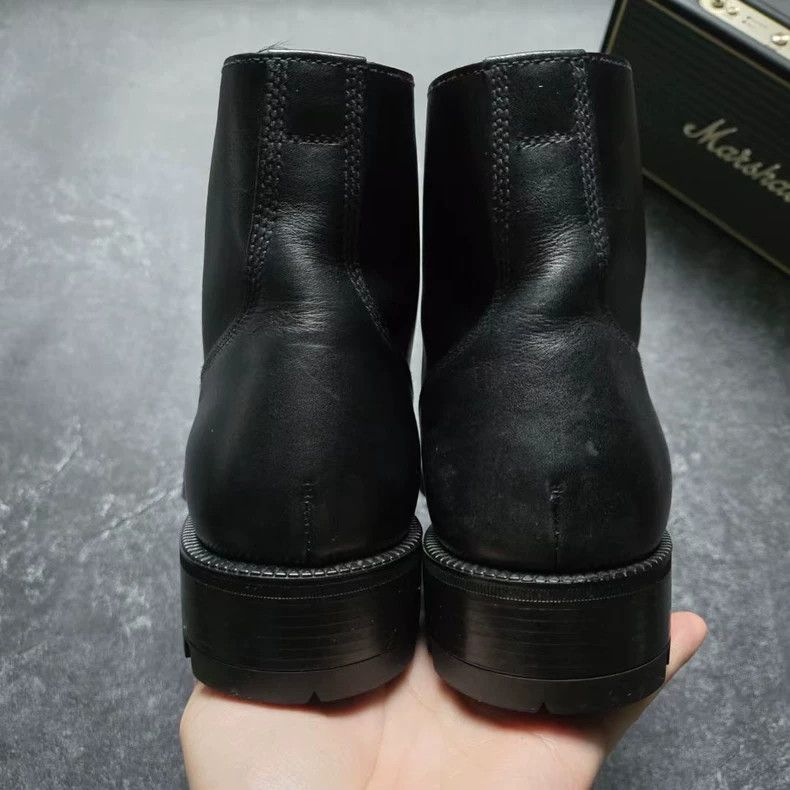 Prada PRADA Black High-Top Martin Boots Size 41.5 Size US 7.5 / EU 40-41 - 6 Thumbnail
