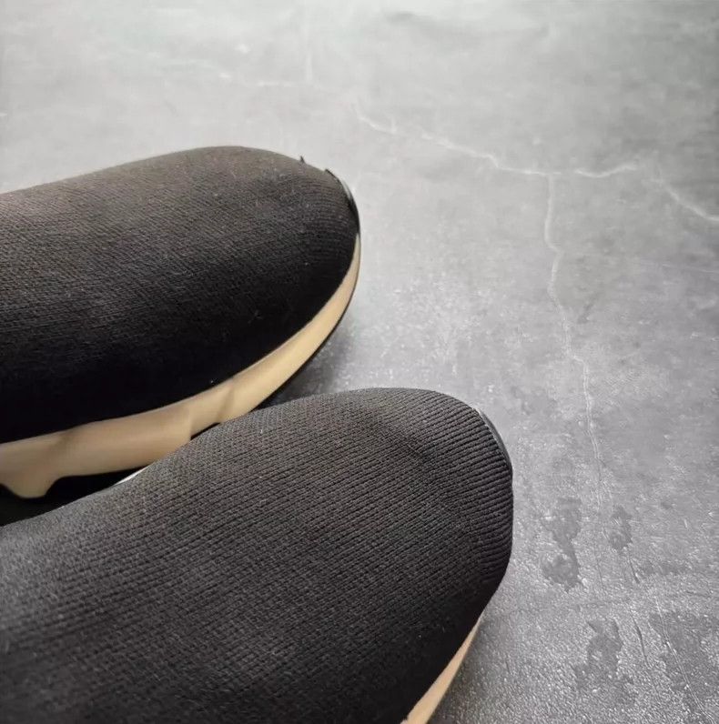 Balenciaga Balenciaga Classic Black and White Socks Shoes Size US 8 / EU 41 - 8 Thumbnail