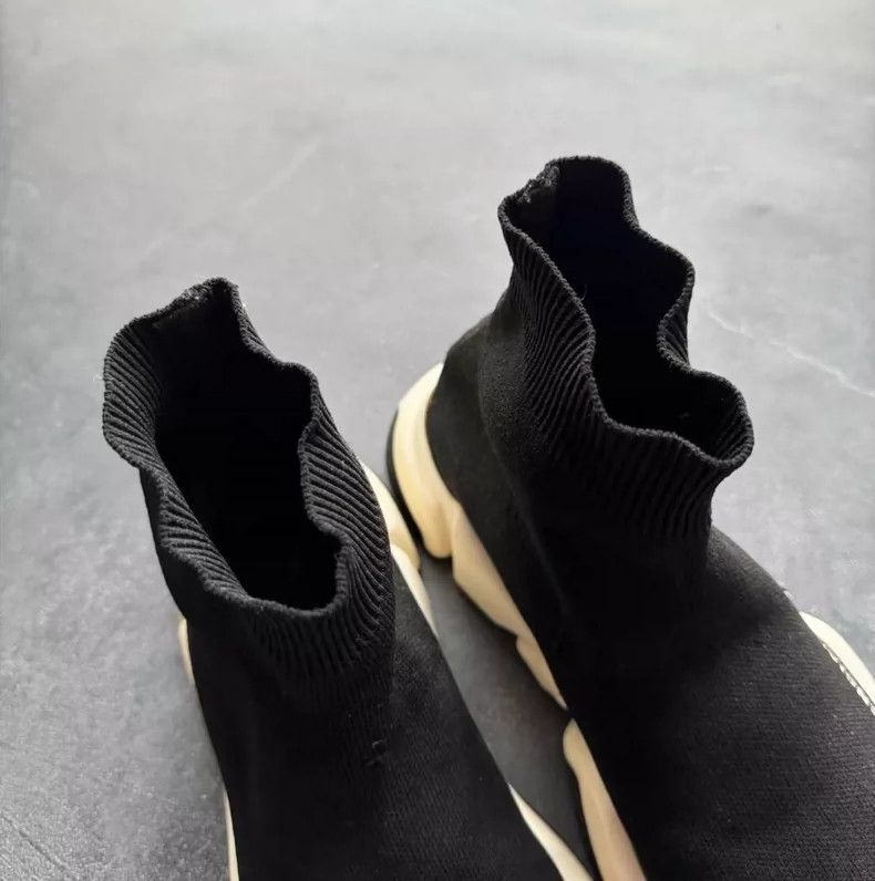 Balenciaga Balenciaga Classic Black and White Socks Shoes Size US 8 / EU 41 - 7 Thumbnail