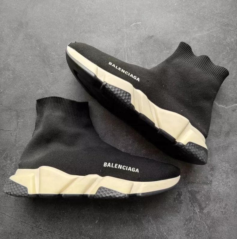 Balenciaga Balenciaga Classic Black and White Socks Shoes Size US 8 / EU 41 - 5 Thumbnail