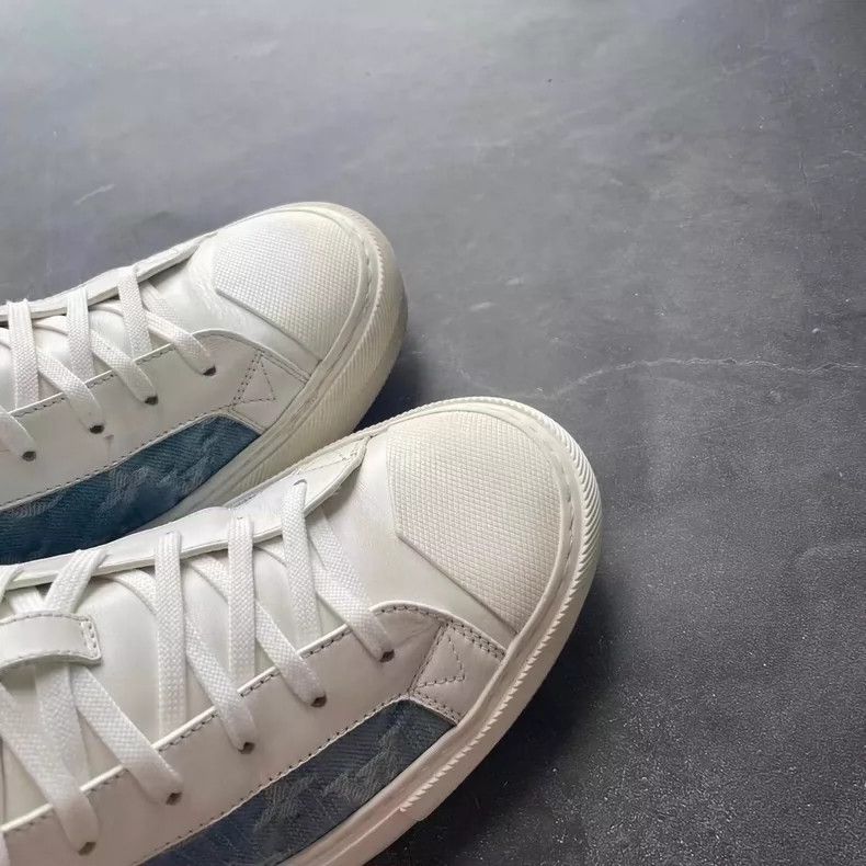 Louis Vuitton LV Tattoo Denim High-Top Sneakers Size 9 Size US 9 / EU 42 - 8 Thumbnail