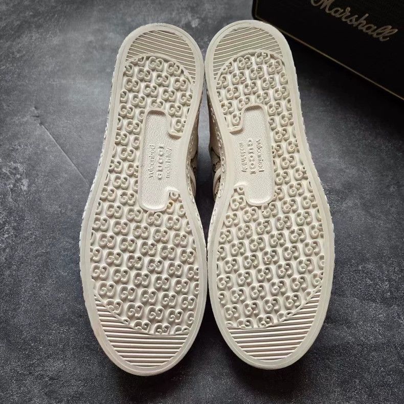 Gucci Gucci Canvas Sneakers with Logo Print Size US 8 / EU 41 - 7 Thumbnail