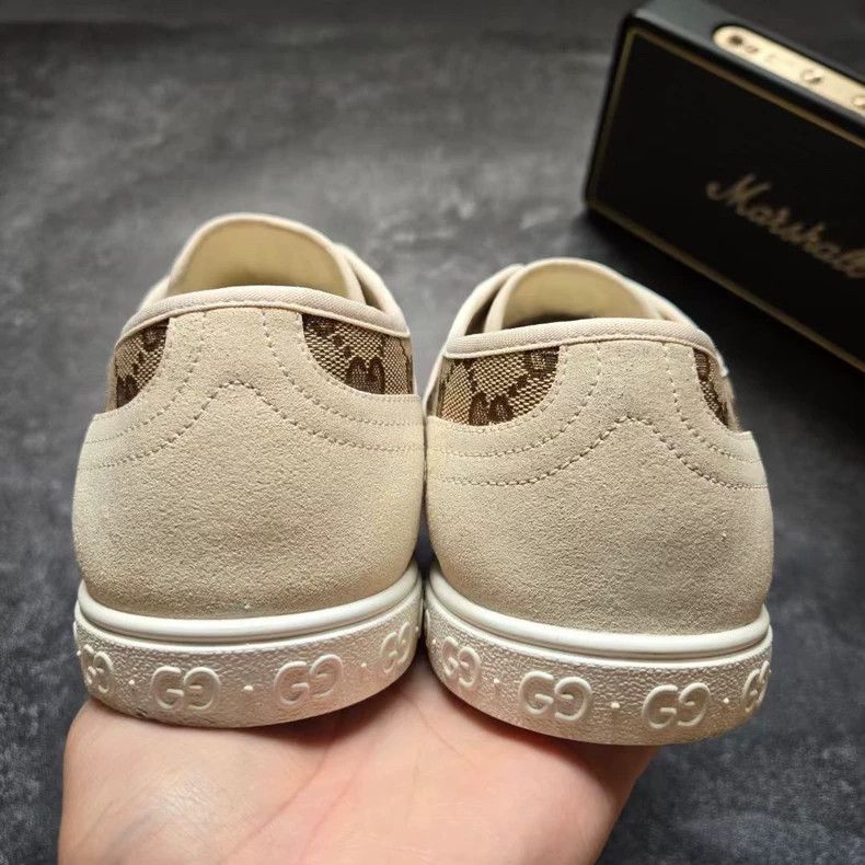Gucci Gucci Canvas Sneakers with Logo Print Size US 8 / EU 41 - 6 Thumbnail