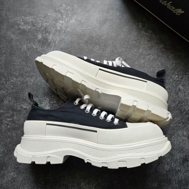 Alexander McQueen Alexander McQueen Black White Sneakers Size 42.5 Size US 9.5 / EU 42-43 - 5 Thumbnail