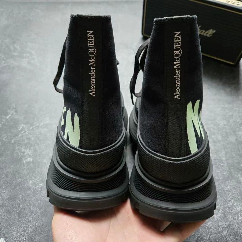 Alexander McQueen Alexander McQueen Black and White Martin Boots Size US 9 / EU 42 - 6 Thumbnail