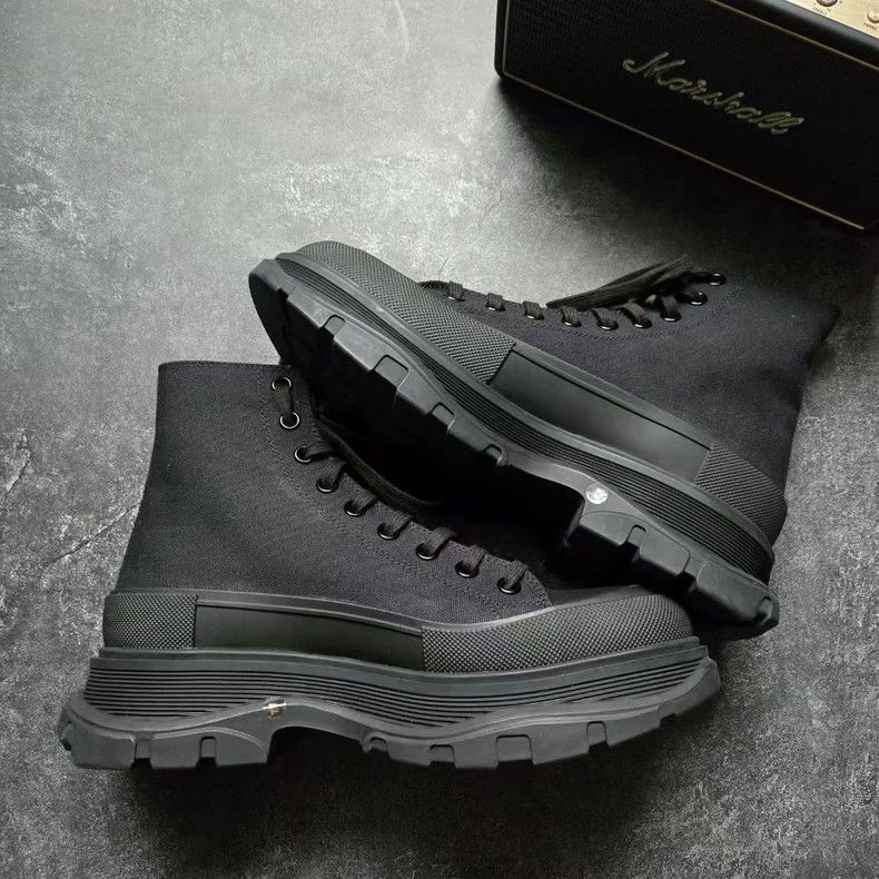 Alexander McQueen Alexander McQueen Black and White Martin Boots Size US 9 / EU 42 - 5 Thumbnail