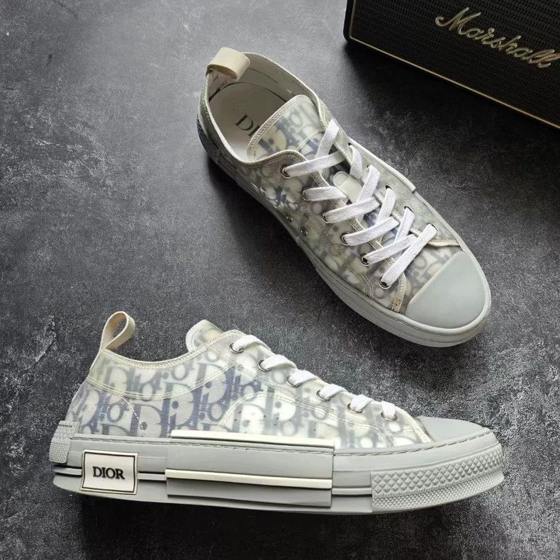 Dior DIOR B23 Sneakers White Blue Gray Size 42 Size US 9 / EU 42 - 3 Thumbnail
