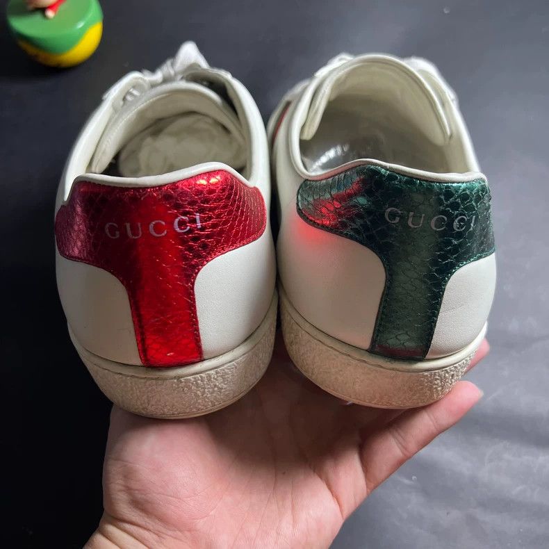Gucci Gucci Red Blue Weave Sneakers Size 10 Size US 10 / EU 43 - 6 Thumbnail