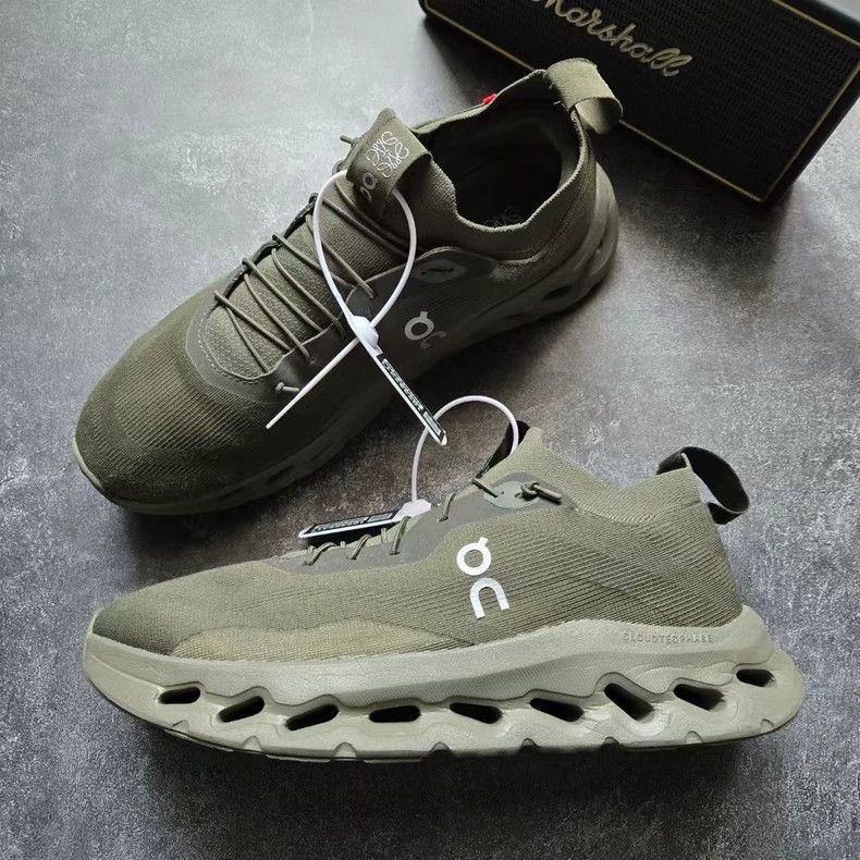 Loewe LOEWE Cloudtilt Running Shoes in Khaki Green Size US 11 / EU 44 - 2 Thumbnail