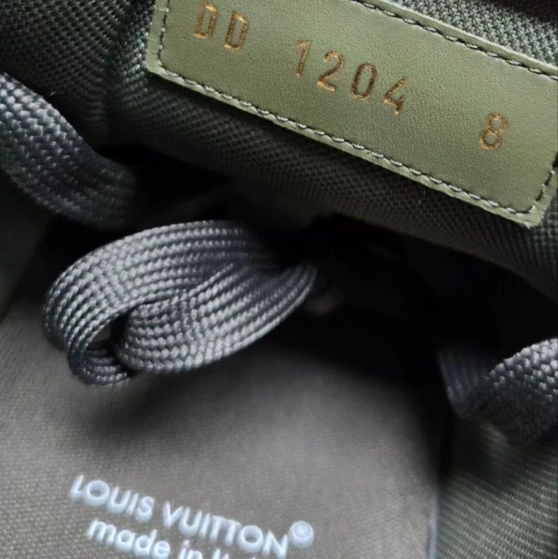 Louis Vuitton Louis Vuitton Green Trainer Sneakers Size 8 Size US 8 / EU 41 - 8 Thumbnail