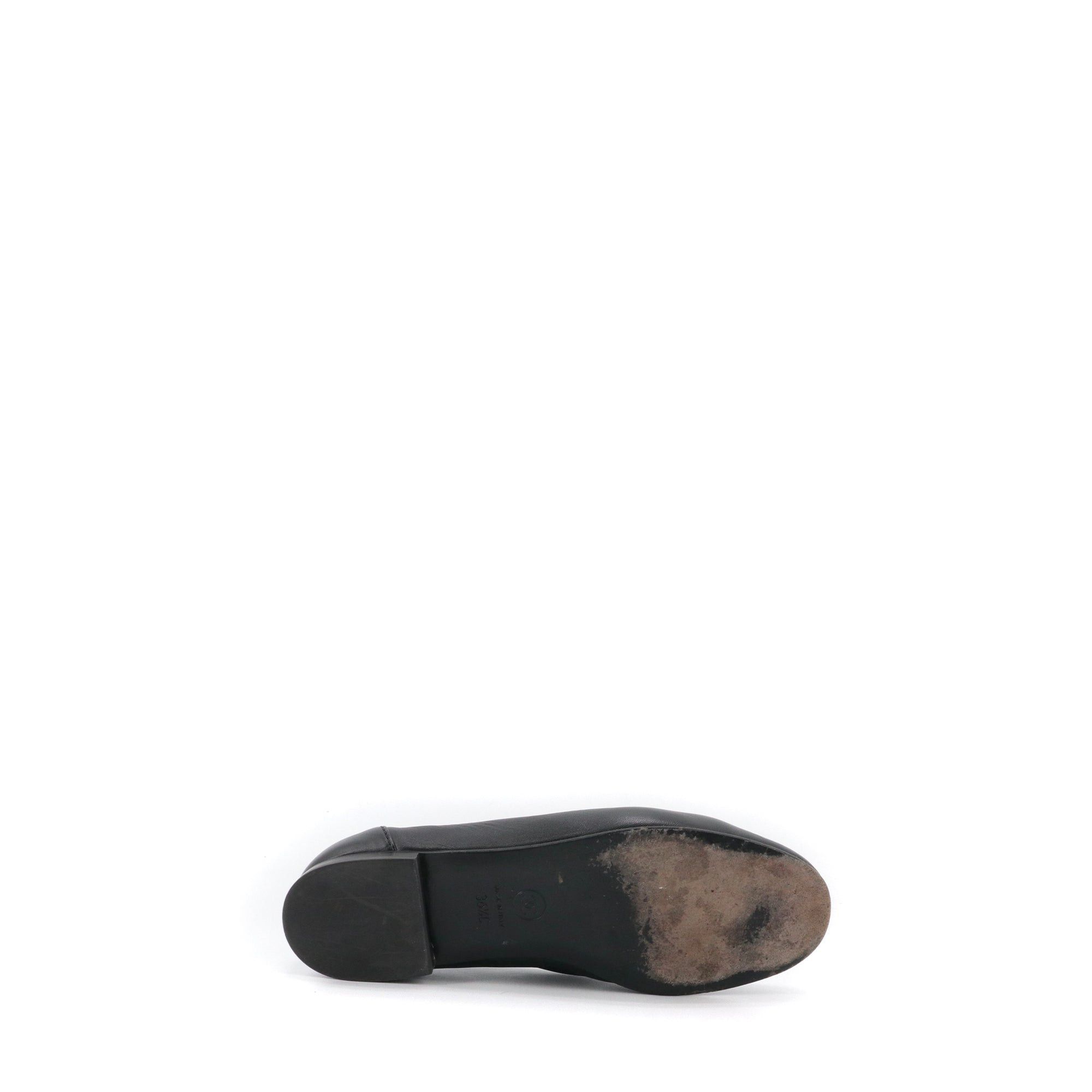 Chanel CHANEL - Chanel CC loafers in black leather (size 36.5) Size US 5.5 / IT 35.5 - 3 Thumbnail