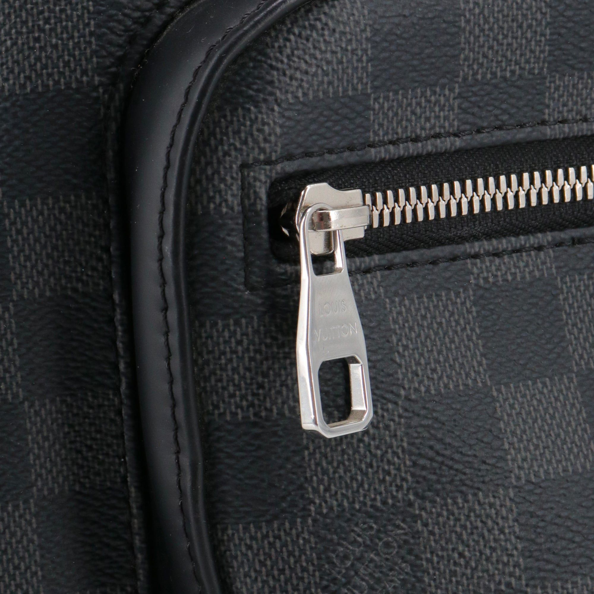Louis Vuitton LOUIS VUITTON - Louis Vuitton Josh backpack in graphite checkerboard canvas Size ONE SIZE - 6 Thumbnail