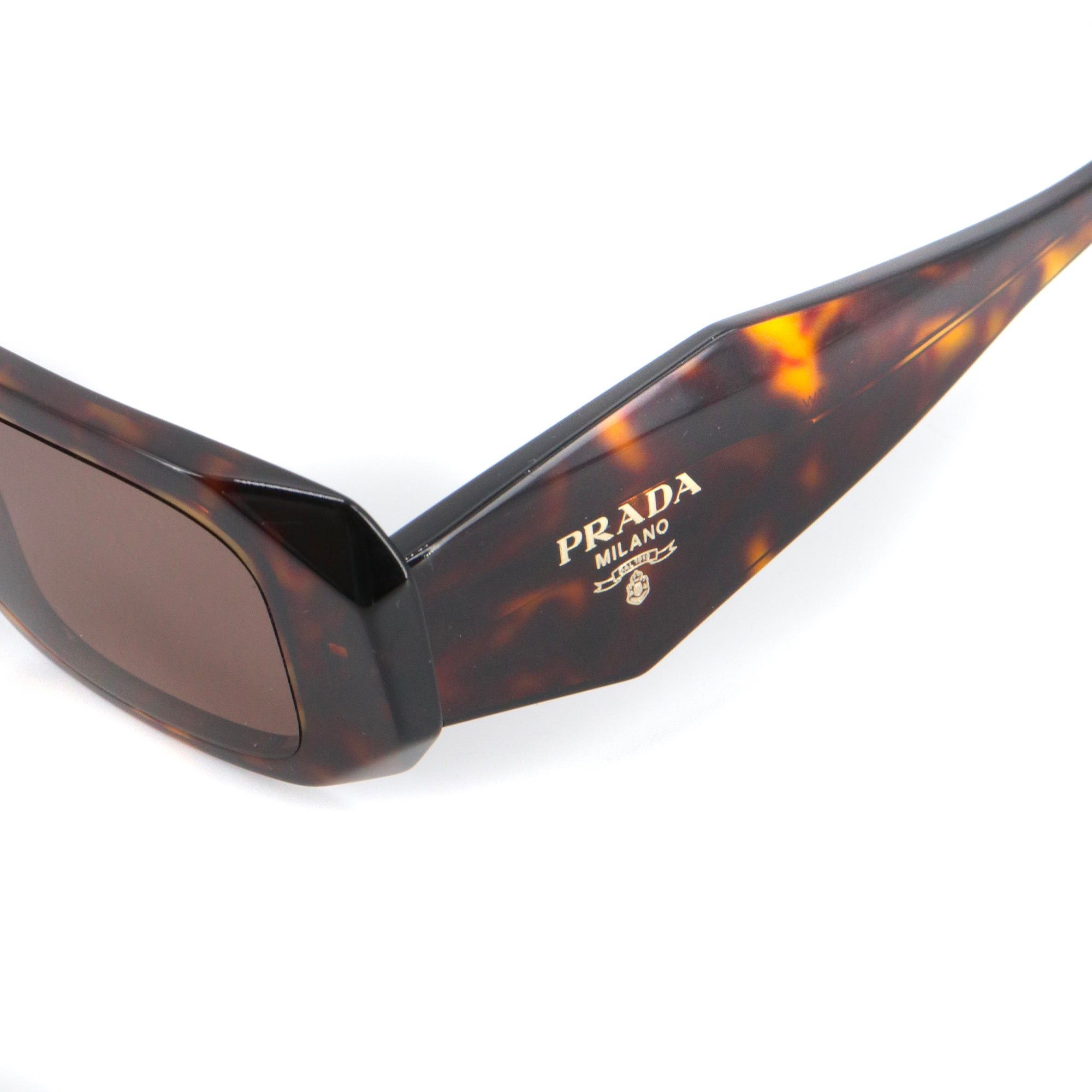 Prada PRADA - Prada brown tortoiseshell plastic sunglasses Size ONE SIZE - 5 Thumbnail