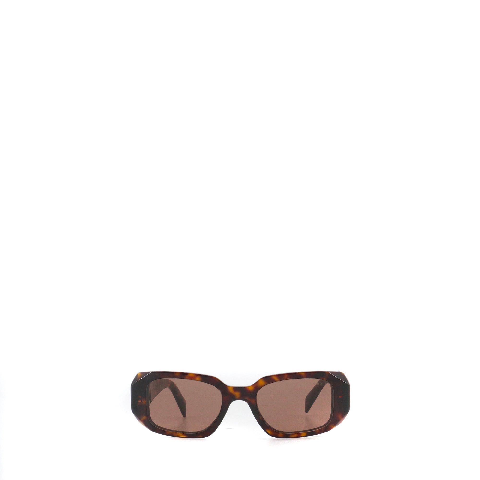 Prada PRADA - Prada brown tortoiseshell plastic sunglasses Size ONE SIZE - 2 Thumbnail