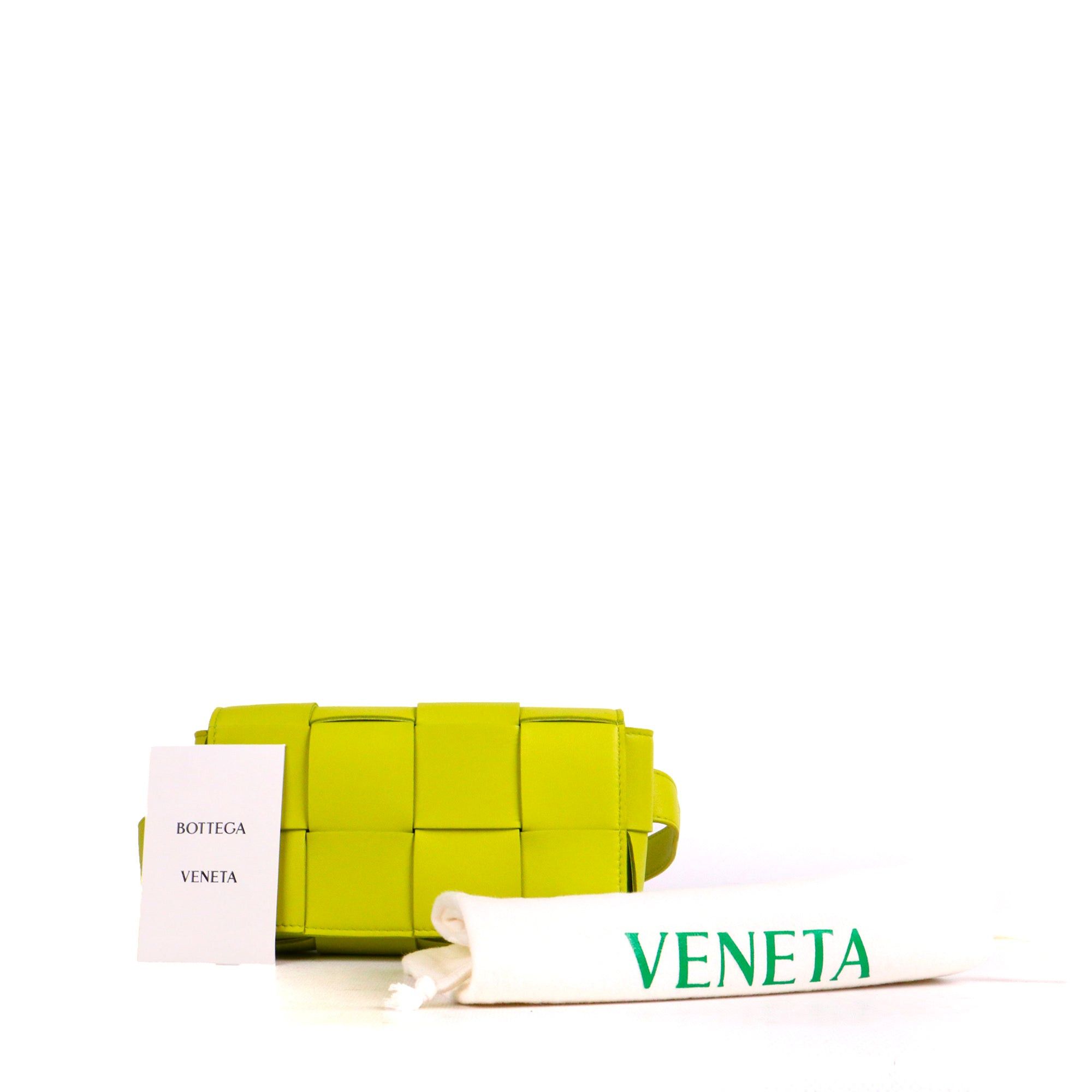 Bottega Veneta BOTTEGA VENETA - Bottega Veneta mini Cassette belt bag in smooth anise leather Size ONE SIZE - 12 Thumbnail