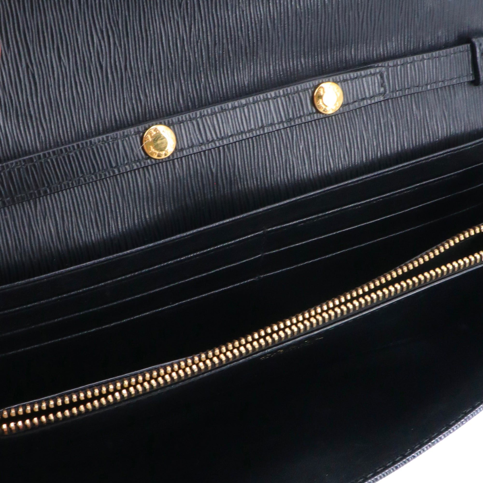 Prada PRADA - Prada Vitello Move wallet on chain in black grained leather Size ONE SIZE - 7 Thumbnail