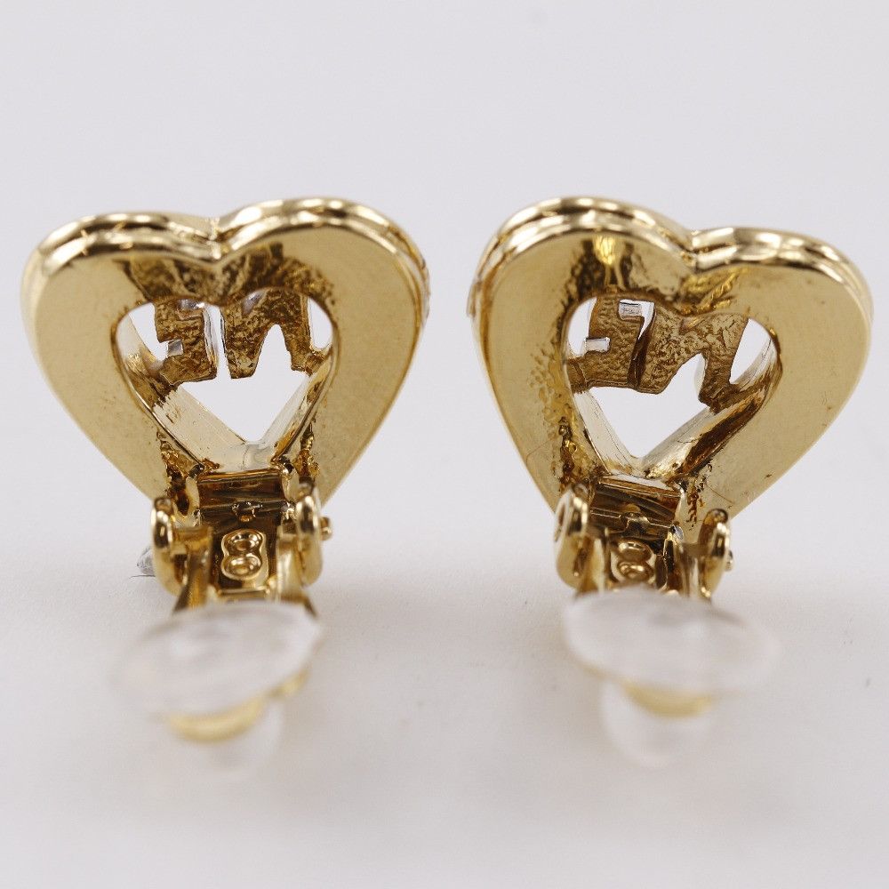 Other Other Nina Ricci Heart Logo Earrings Metal Earrings DUTY FREE for USA Size ONE SIZE - 4 Thumbnail