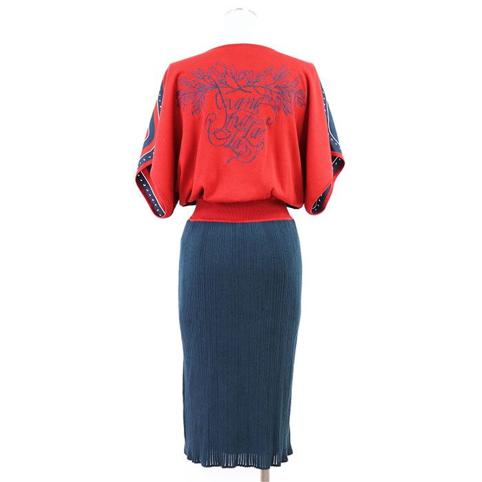 Hermes Hermes Hermes Grand Tralala Twill Reine Silk Cotton Dress Cotton Dresses Size ONE SIZE - 6 Thumbnail