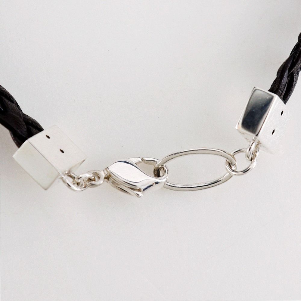 Other Other 4℃ 4℃ HOMME+ Leather Silver 925 Bracelet Leather Bracelet DUTY FREE for USA Size ONE SIZE - 5 Thumbnail