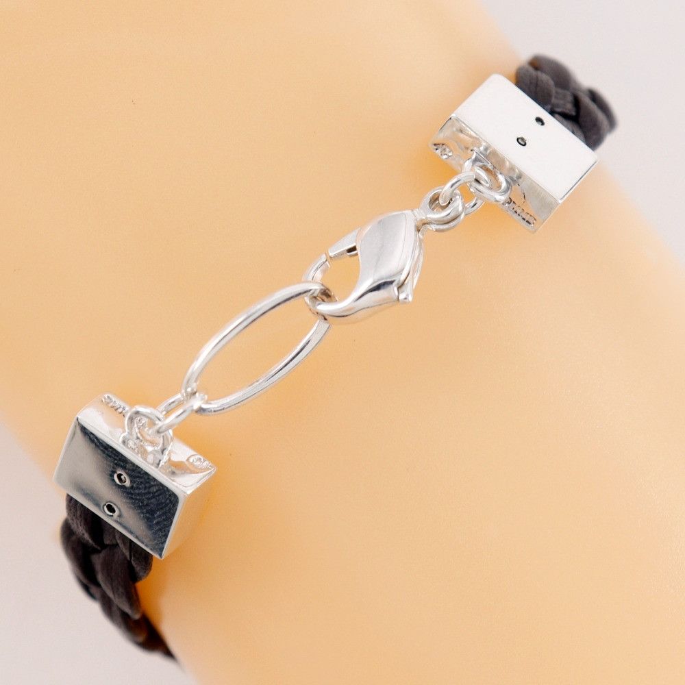 Other Other 4℃ 4℃ HOMME+ Leather Silver 925 Bracelet Leather Bracelet DUTY FREE for USA Size ONE SIZE - 3 Thumbnail