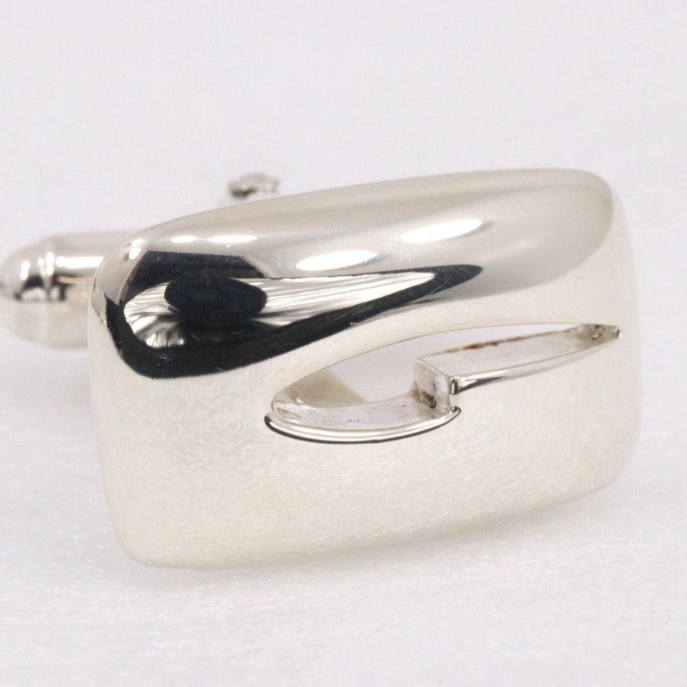Gucci Gucci Gucci G Logo Silver 925 Cufflinks Metal Cufflinks DUTY FREE for USA Size ONE SIZE - 4 Thumbnail