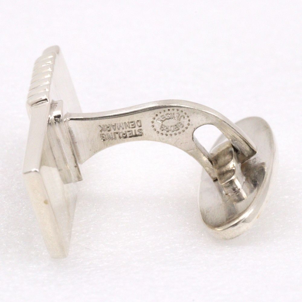 Other Other Georg Jensen Square Sterling Silver Cufflinks Metal Cufflinks 80 DUTY FREE for USA Size ONE SIZE - 3 Thumbnail