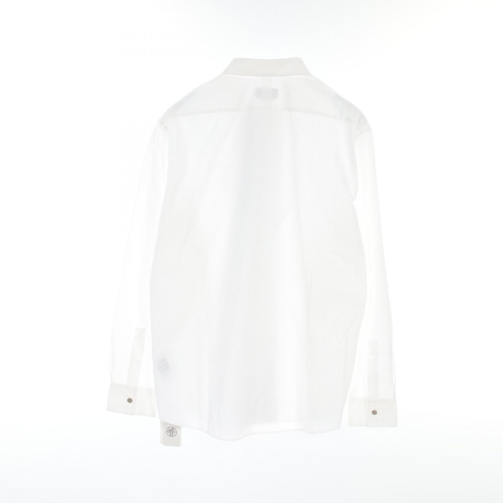 Hermes Hermes Hermes CONTRASTE IMPRIME Cotton Shirt Cotton Dress Shirt Size ONE SIZE - 2 Thumbnail